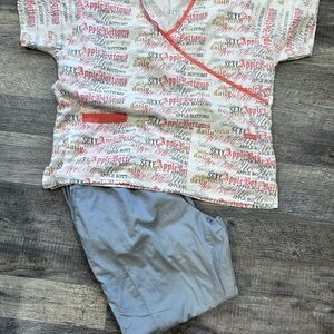Apple Bottoms Graphic Print Pajama Set